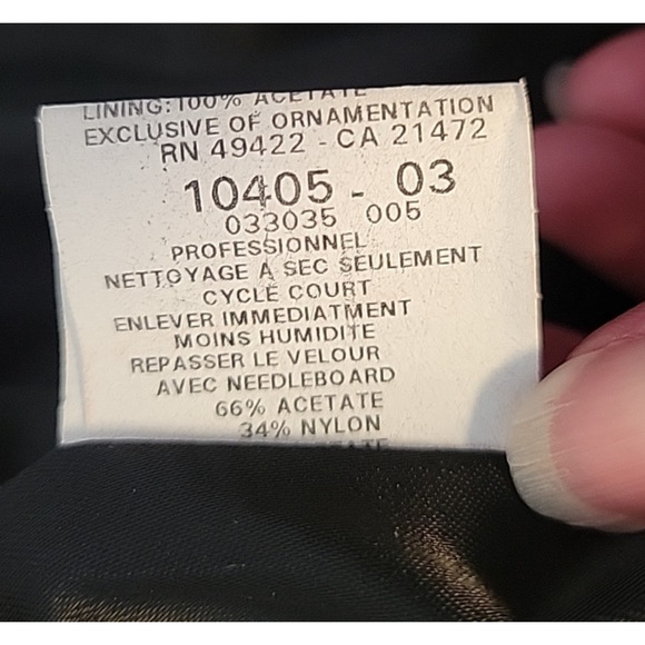 Vintage Strapless Velvet Midi Dress Scott McClintock Old Hollywood 90s Size 10 - Picture 8 of 10